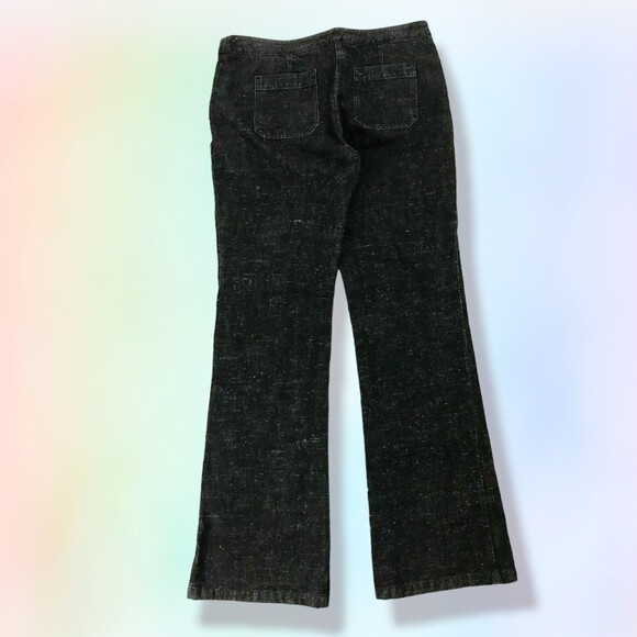 Theory bootcut Jeans 8 Nareah D. Donegal Denim Charcoal black Marl MRSP $275 - Picture 2 of 7